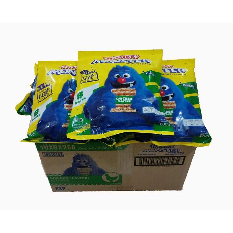 

Snack Mamee rasa chicken per dus 200gr x 10 (ED DES 2025)