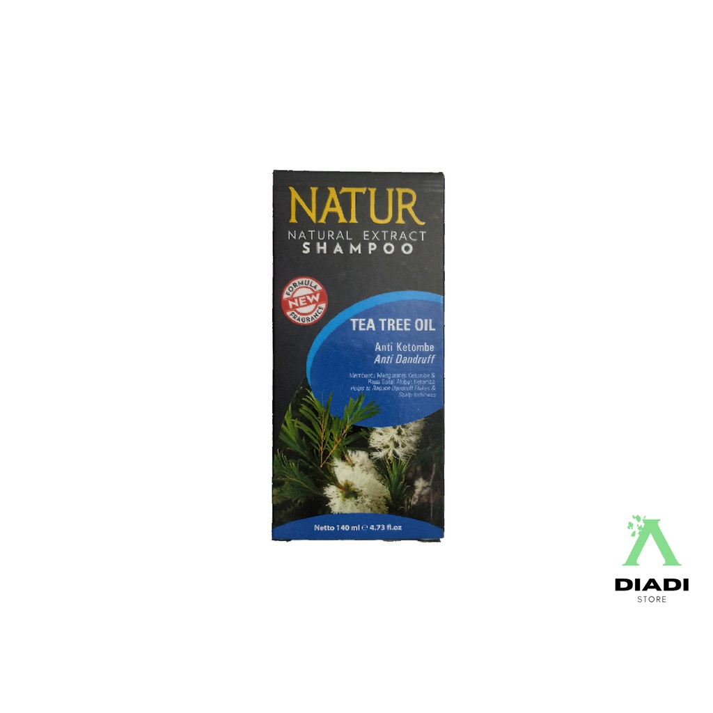 NATUR Shampoo Tea Tree Oil 140ml - shampoo tea tree oil