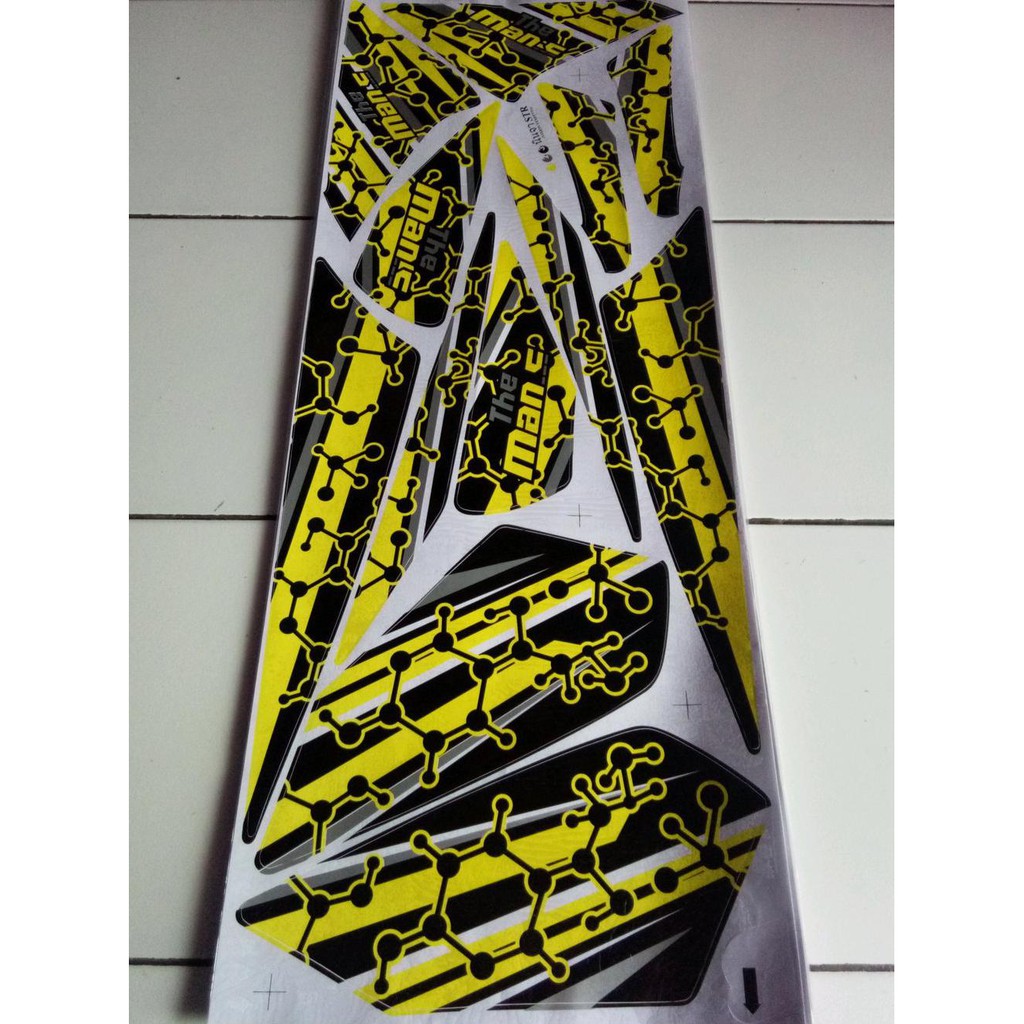Aksesoris Striping Stiker Lis Variasi Motor Yamaha Old Vixion - Vixion Lama - Vendetta - 2