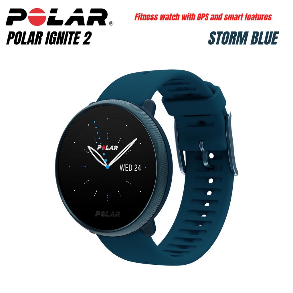 Polar IGNITE2 Fitness watch with GPS and Heart Rate Garansi Resmi