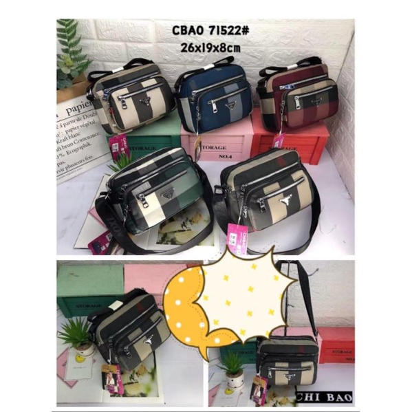 Tas selempang wanita chibao import terbaru 71522