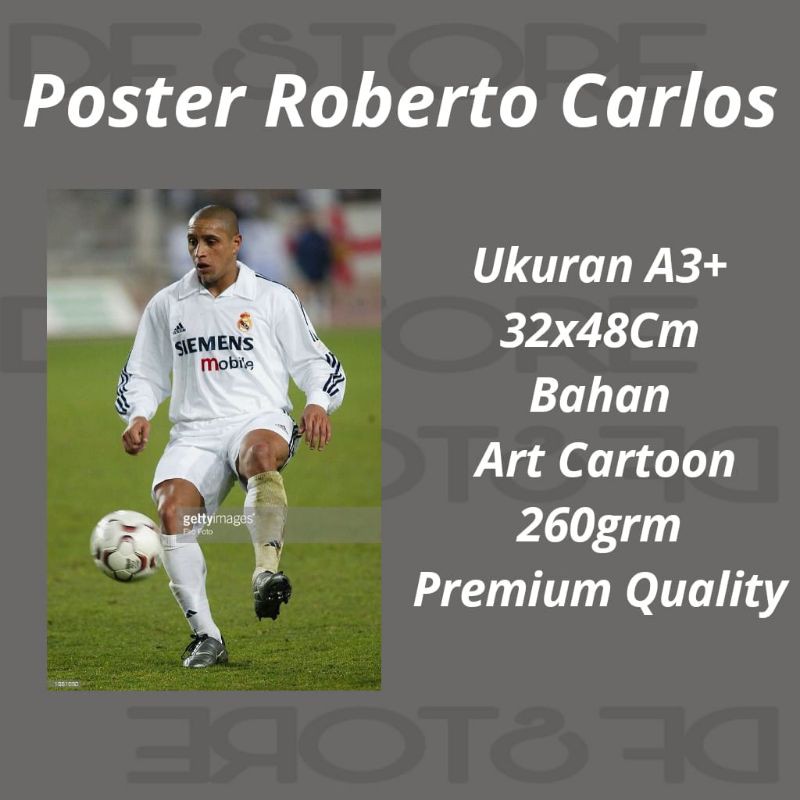 poster roberto carlos - madrid legend