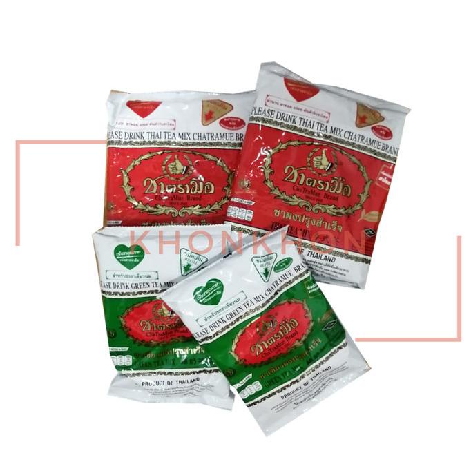 

[COD] KhonKhon Thai-Green tea CHATRAMUE - Isi 2 PCS Merah 2 PCS Hijau [COD]