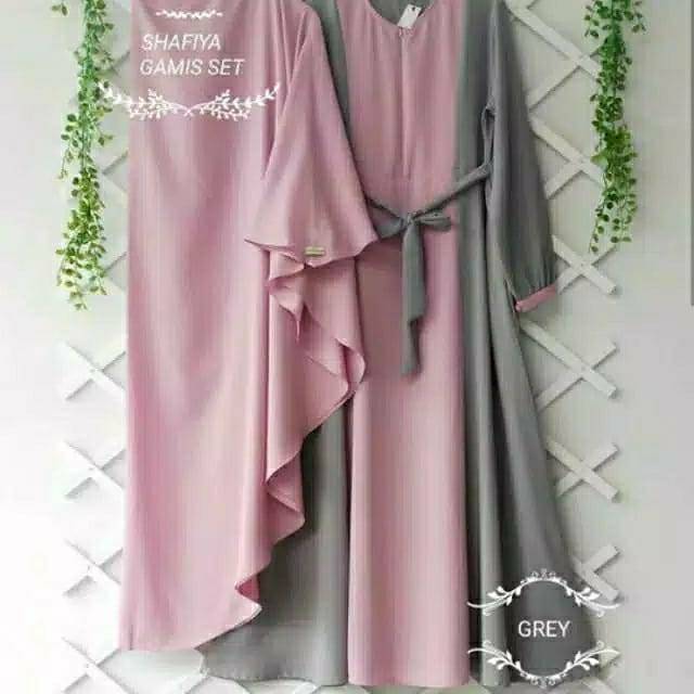 READY..shafiyah gamis set jilbab dress