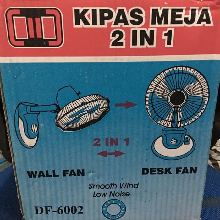 Kipas Meja 6 inch 6&quot; Kipas Tempel Dinding Kecil Murah Desk Wall Fan