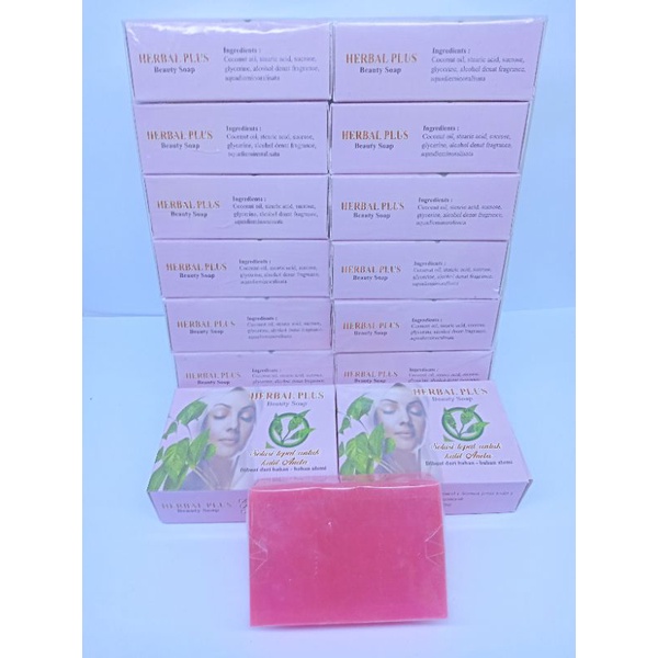 SABUN HERBAL PLUS LUSINAN (isi12pcs)