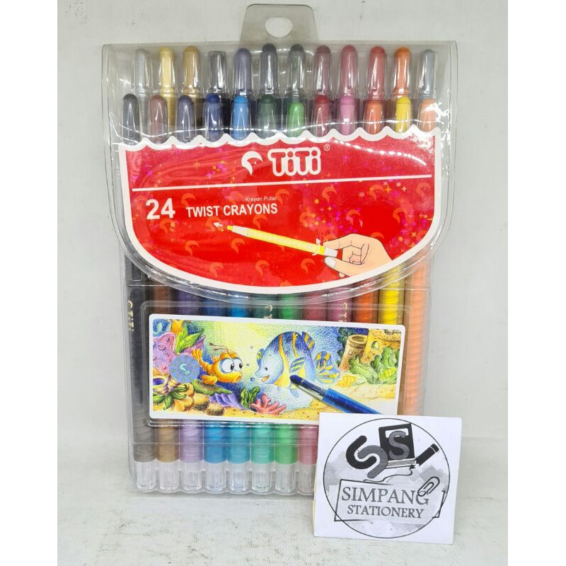 

Joyko crayon putar 24 warna