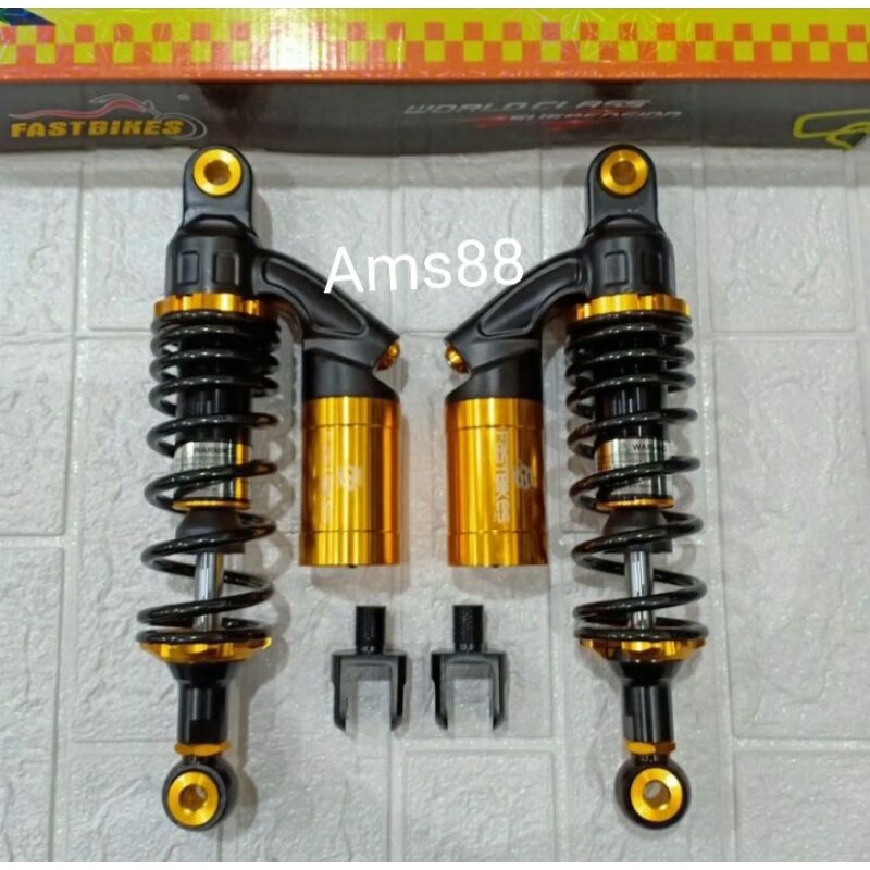 Shock Tabung Atas + Plus Anting Matic Shock Bebek Jupiter - Vega -Revo - Nouvo -GL-CB -Pcx- RX king-Nmax-Aerox Ukuran 280mm-340mm