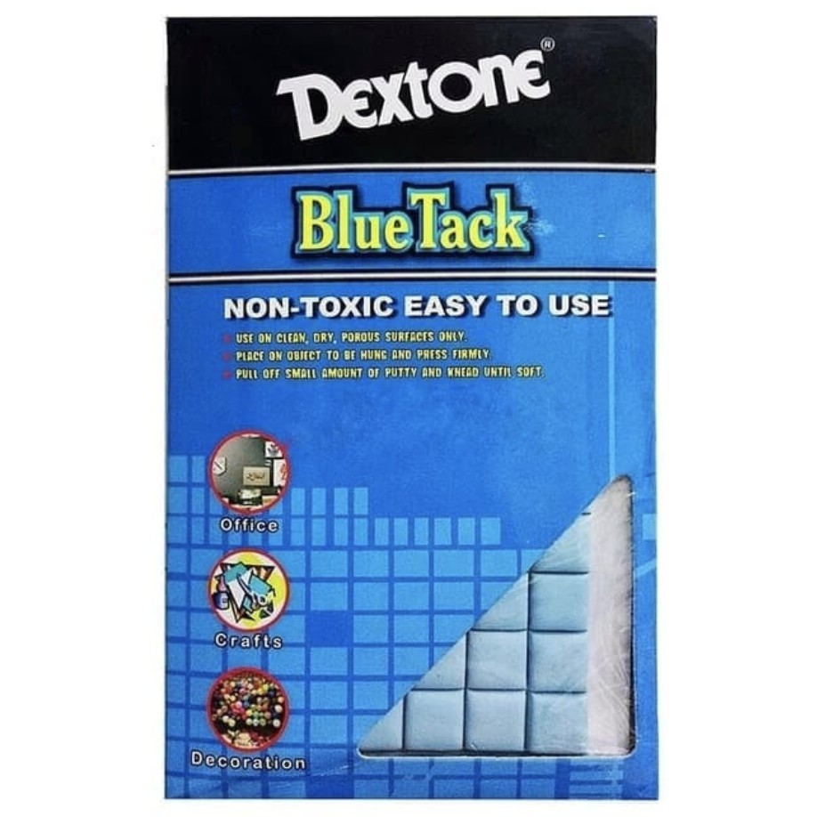 

DEXTONE BLUETACK BLUE TACK LEM ATK LEM DEXTONE LEM PENGGANTI PIN PAKU