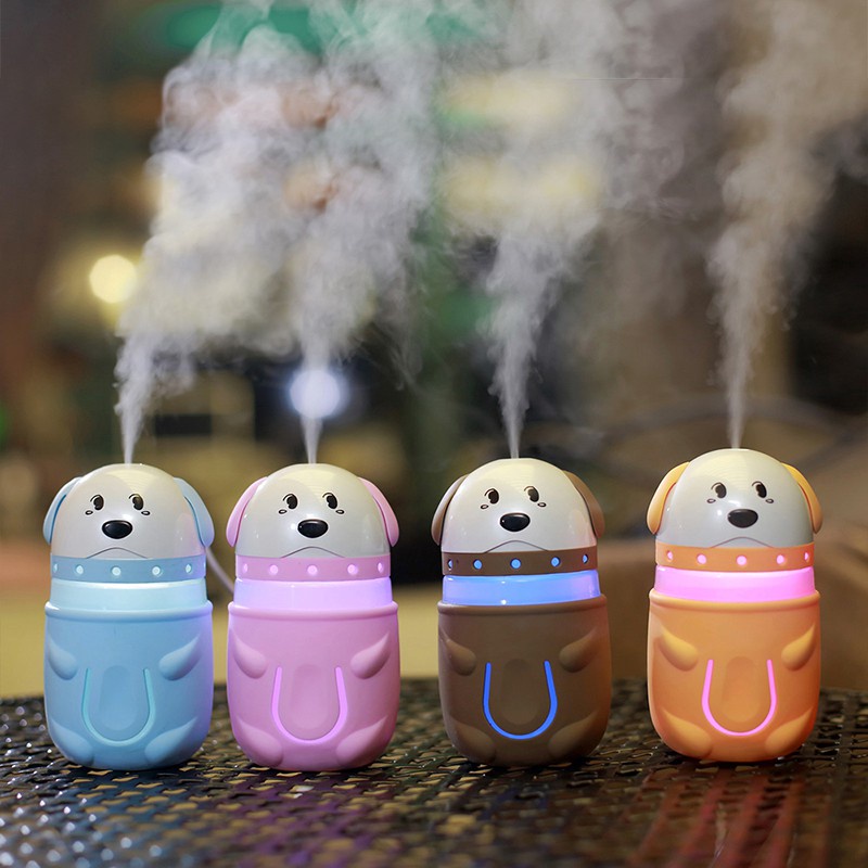 88 USB Cute Mini Cartoon Pet Dog Ultrasonic - Humidifier Unik Lucu