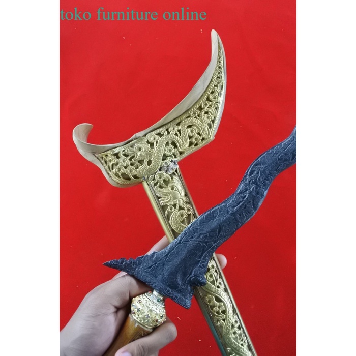 

keris LANGITAN KI NAGA GUMELAR KAMAROGAN keleng warangka ladrang full - bilah saja