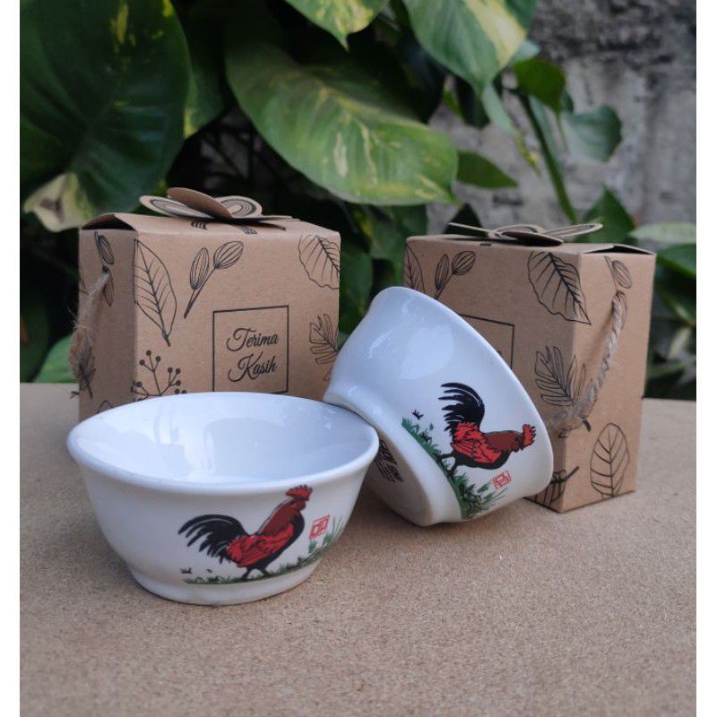 PAKET SOUVENIR MANGKOK AYAM JAGO
