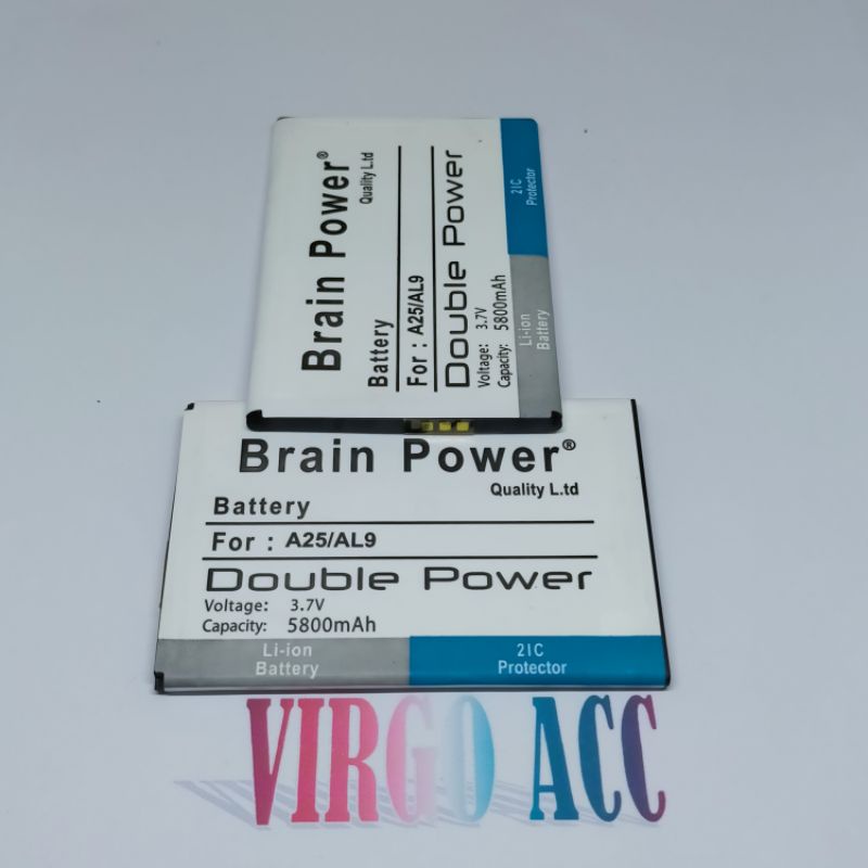 Baterai Batre Battery Aldo A25 AL9 Double Power Battery Batrai Hp