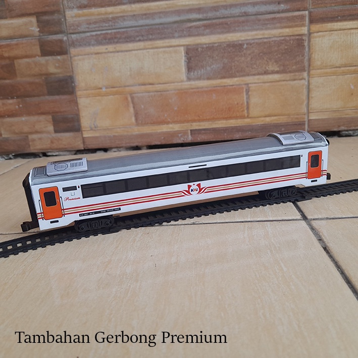 Kereta api Indonesia - ful set lokomotif dan gerbong