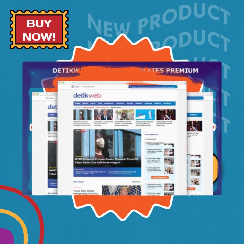 DetikWeb Blogger Templates Mirip Tema Detik.com