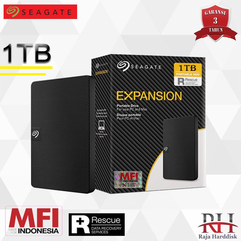 Seagate Expansion 1TB / 1 TB - HDD / HD / Hardisk / Harddisk External 2.5"