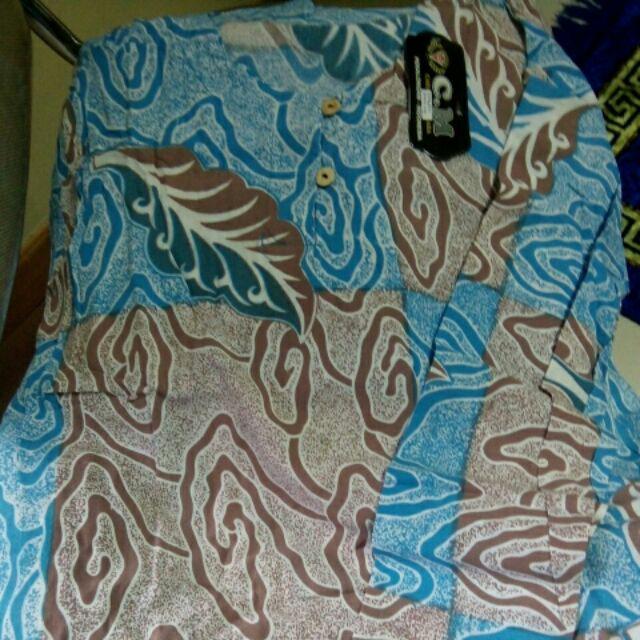 Dress Kancing Busui Muslim Batik Pekalongan Longdress / Daster Resletting Muslim Dkcm001