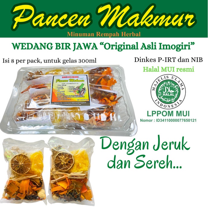 

TERBARU Wedang Bir Mataram / Bir Jawa Pletok Plethok - Jahe Basah Utuh