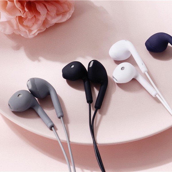 OVERFLOWS.ID U19 Earphone Headset Warna Pastel Macaron Doff Matte Handsfree Lucu Murah Super Bass