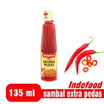 

Sauce Indofood Extra Pedas dan Pedas 135ml