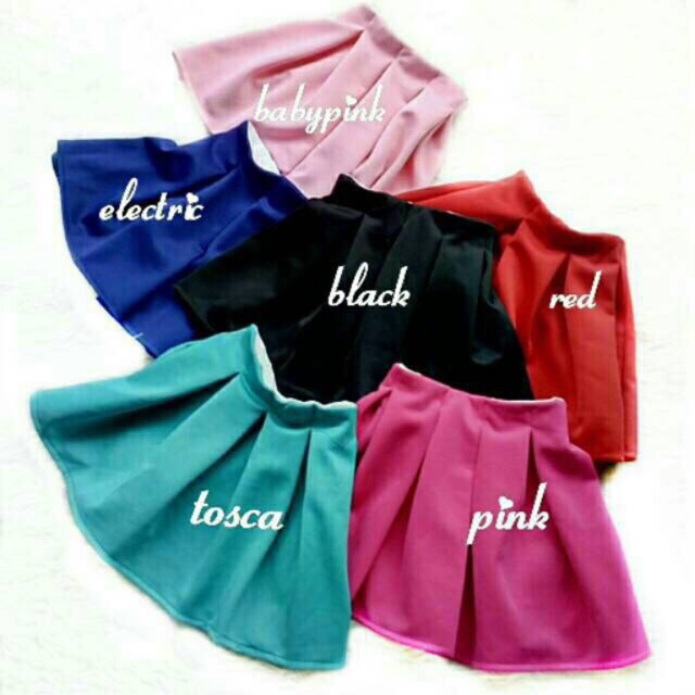 Rok bubble skirt anak perempuan usia 2-7 tahun bahan scuba nablfashion