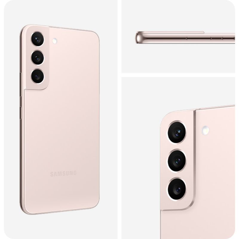 Terbaru HP Samsung Galaxy S22+ 5G 8/256 Ram 8GB Rom internal 256GB - New SEIN Original Garansi Resmi - Handphone Dynamic Amoled Snapdragon 8 Gen 1 - Warna Baru Black Green White Pink Hitam Hijau White - S22 Plus 8/128 128GB 8 128 256 GB - Promo Murah-Pink Gold