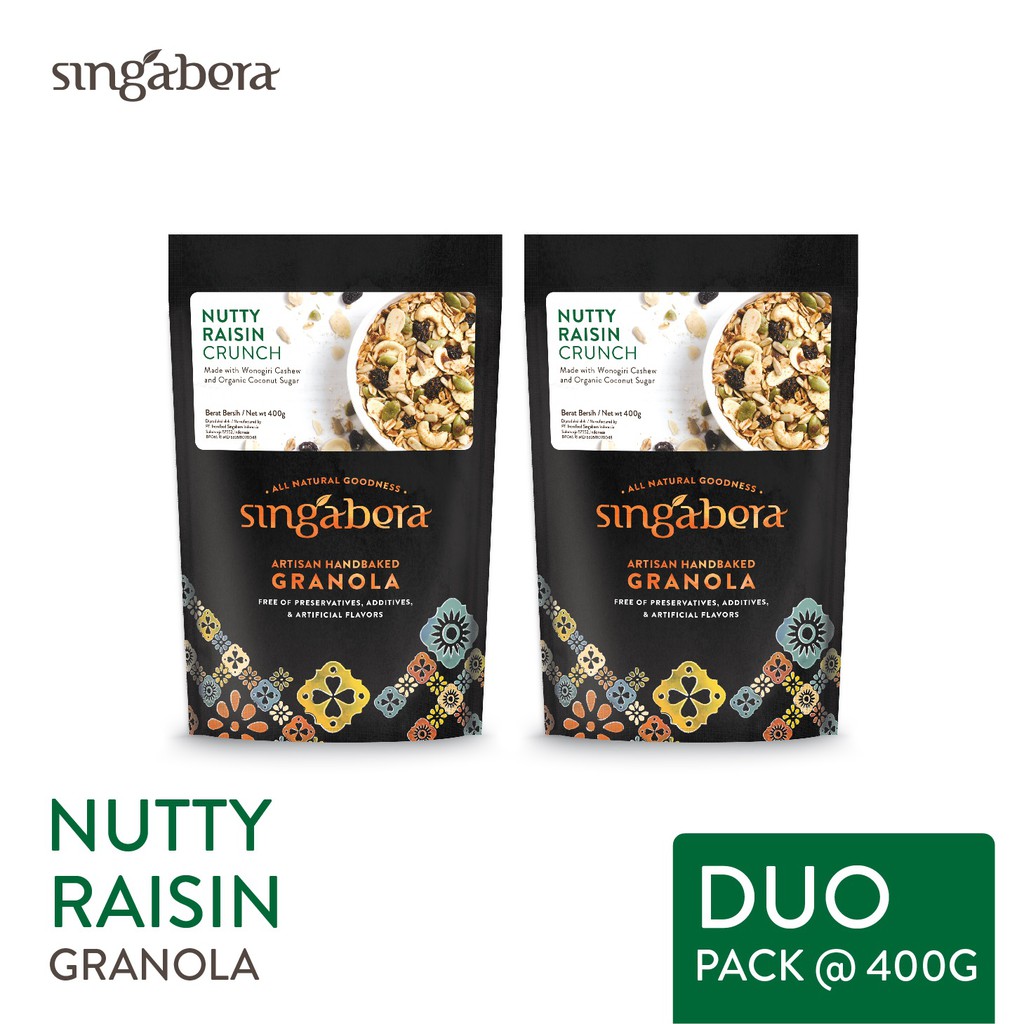 

[Promo ] Singabera Granola Nutty Raisin Crunch (Kismis/Original)