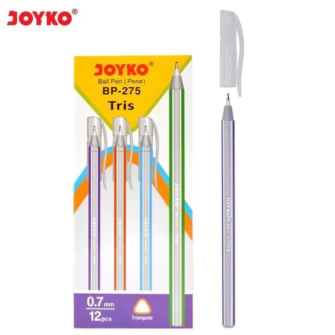 

Ball Pen / Pulpen / Pena Joyko BP-275 / Tris / 1 BOX 12 PCS / 0.7 mm TERJAMIN