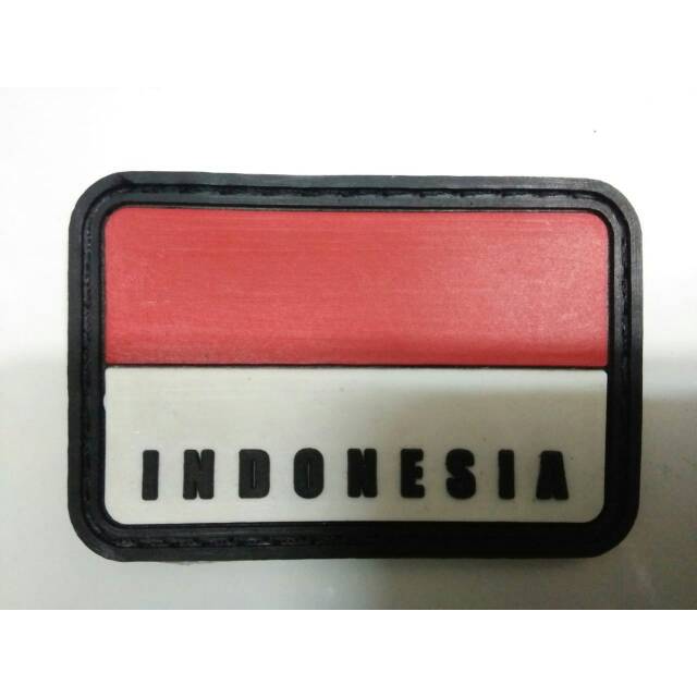 Path Bendera merah putih velcro perekat