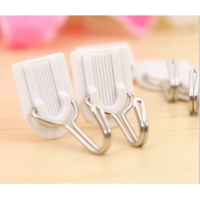 (snapcorner)Gantungan Tempel Hook kait Multifungsi Isi 6 Gantungan Dinding Kamar Mandi Dapur Hanger wall