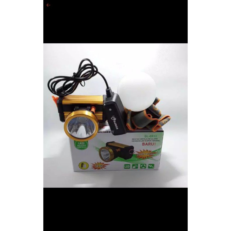 Senter kepala LED sunpro 15 watt sl 8812 dimmer