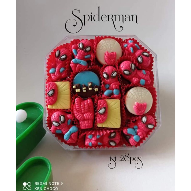 

coklat karakter spiderman