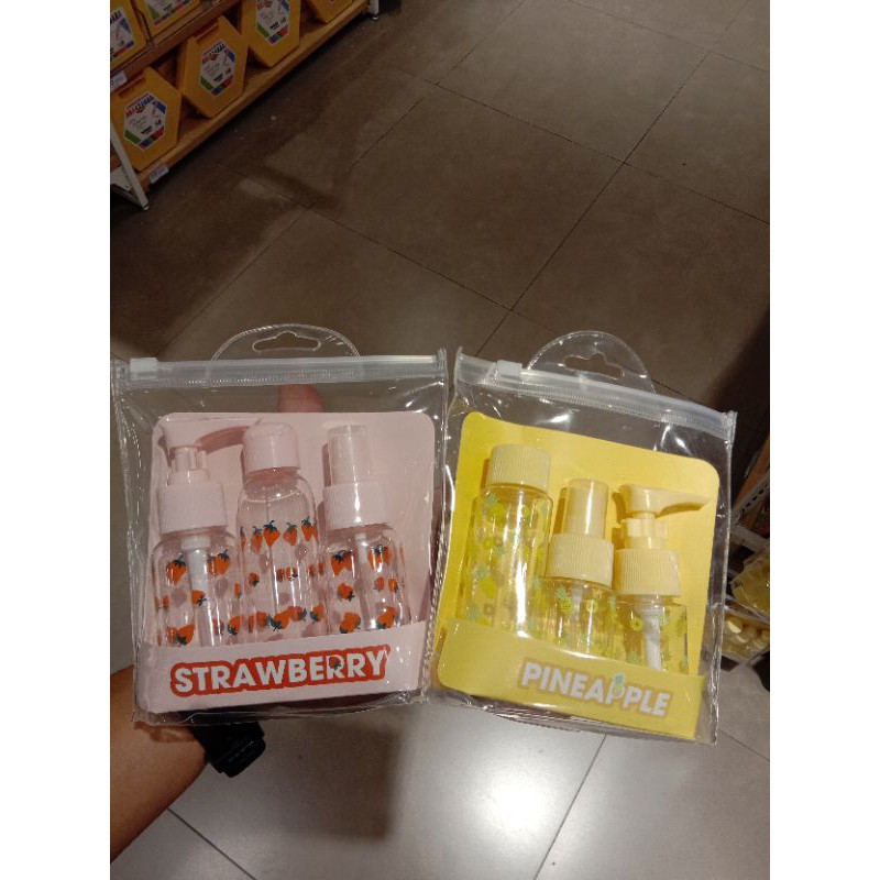 TRAVEL KIT BOTTLE SPRAY FRUIT SERIES MINISO