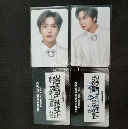 [baca desc] photocard haechan fortune scratch the link konsep