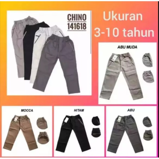 LR.Celana chino polos anak laki-laki 2-10 tahun/bawahan anak laki-laki/pakaian anak laki-laki