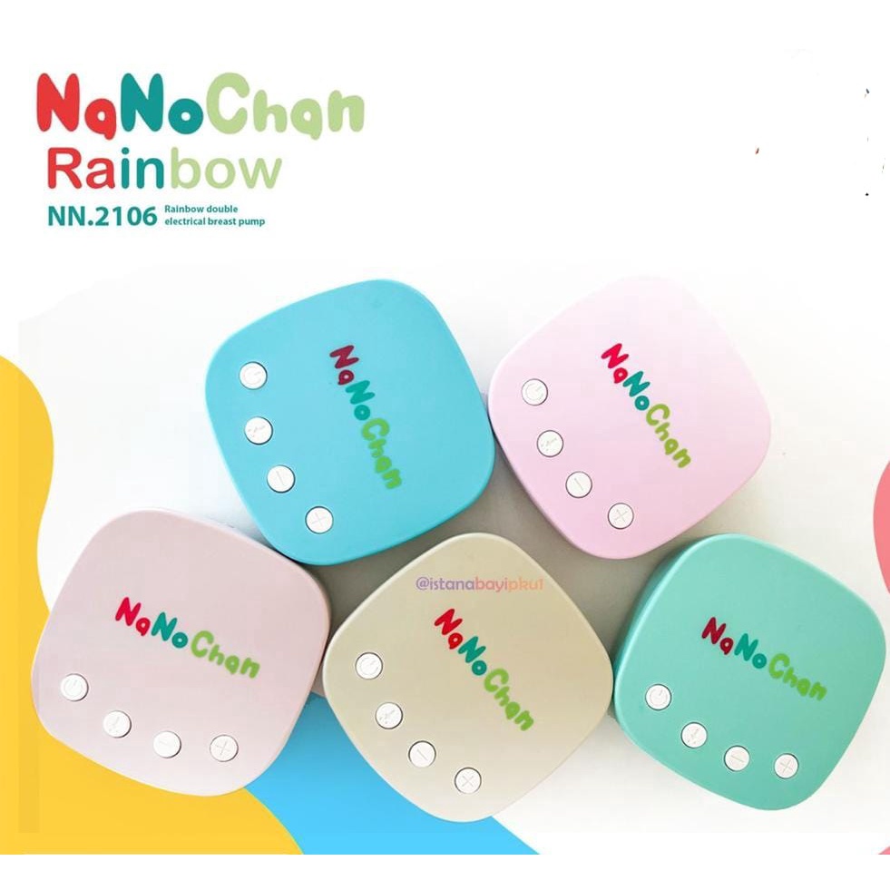 Nanochan Rainbow Electric Breast Pump - Pompa Asi Elektrik (NN2106)