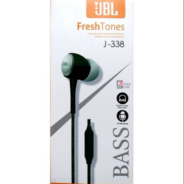 Earphone JBL J338 Pure Bass headset JBL pure bass stereo