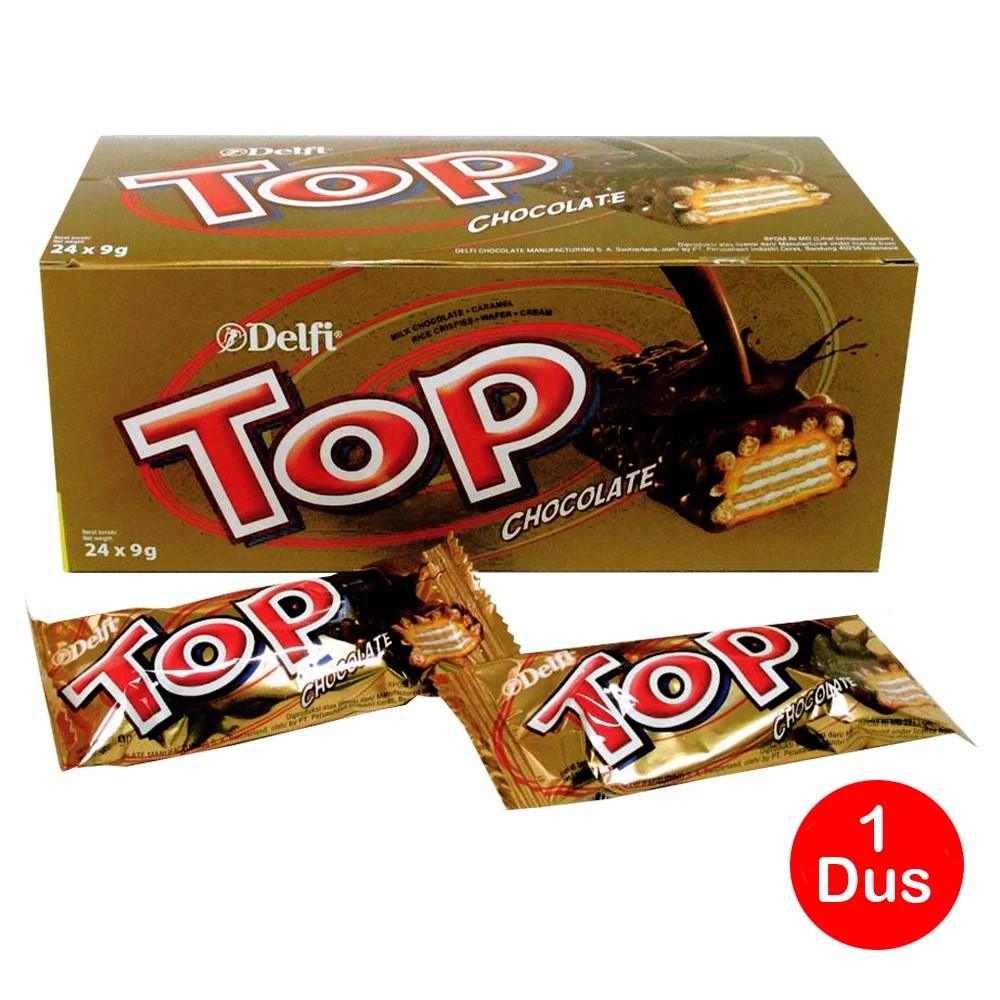 

Delfie Top Wafer Chocolate 24x9 Gram Free Cloud 9 24X10 Gram