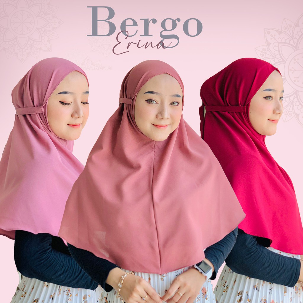 HIJAB BERGO MARYAM TALI NON PET WOLFIS PREMIUM BERGO TALI KHIMAR JILAB KERUDUNG