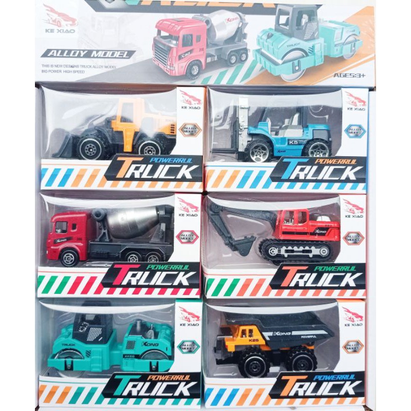 Set Diecast Mobilan Konstruksi Isi 6 Variasi HIGH QUALITY