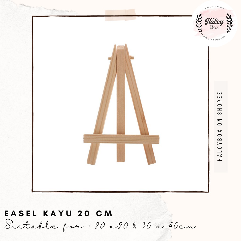 Easel Kayu / Penyangga Lukisan