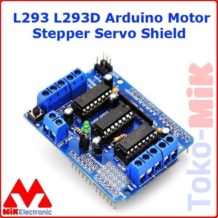 PROMO  L293 L293D Arduino Motor Driver Stepper Servo Shield Uno Mega Nano TOKO MIK BEST