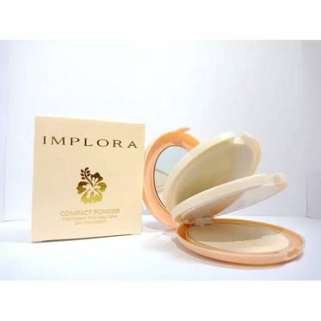 Implora - Bedak Implora Compact Powder 3in1 BPOM Original