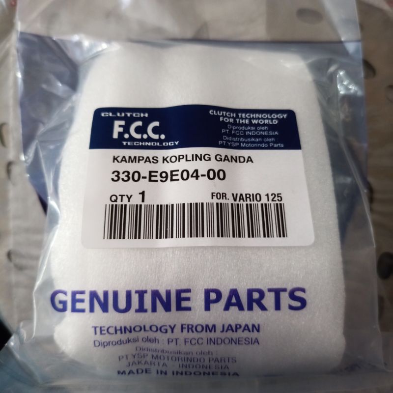 kampas ganda only vario 125 ori fcc