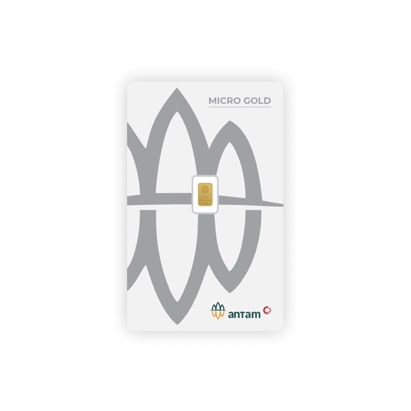 Emas antam 0,1 gram micro gold original