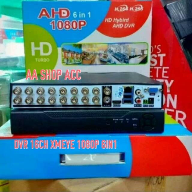 DVR CCTV 16CHANEL XMEYE HD TURBO SUPPORT SEMUA JENIS KAMERA CCTV