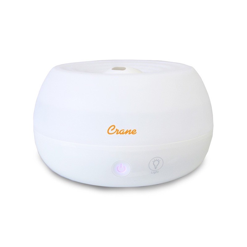 Crane WHITE PERSONAL HUMIDIFIER &amp; AROMA DIFFUSER (2-IN-1)