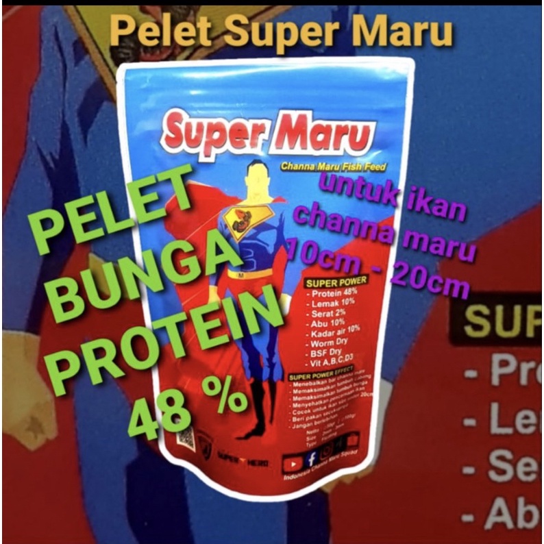 PELET BUNGA SUPER MARU UNDER 20 CM