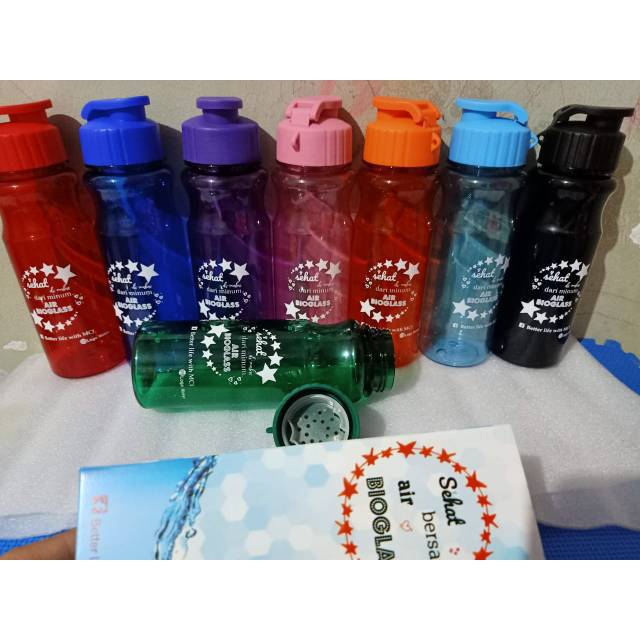 Paling Murah Botol Bioglass Mini 500ml Tumbler Infuser Bio Glass Air Minum e5JYXOu09JBeN