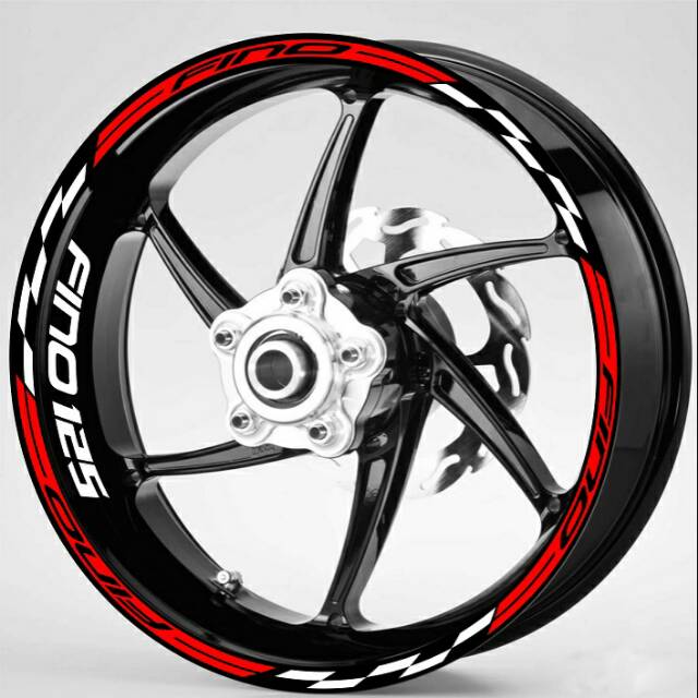 Stiker velg motor Mio Fino 125 untuk all velg ring 14